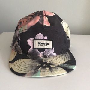 Floral ball cap